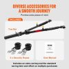 Towing System |   Tow Bar, 10000 lbs Towing Capacity with Ropes, Powder-Coating Alloy Steel Bumper-Mounted Universal Towing Bar with Max 52 inches Telescopic Rod, Fits 2-inch Connector, for RV Car Trailer Truck Automotive Towing System