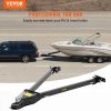 Towing System |   Tow Bar, 5000 lbs Towing Capacity, Powder-Coating Steel Bumper-Mounted Universal Towing Bar with 11”-42.5” Adjustable Width, 2” Coupler Fits 2” Ball, Ideal for RV Car Trailer Truck Automotive Towing System