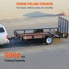 Towing System |   Tow Bar, 5000 lbs Towing Capacity, Powder-Coating Steel Bumper-Mounted Universal Towing Bar with 11”-42.5” Adjustable Width, 2” Coupler Fits 2” Ball, Ideal for RV Car Trailer Truck Automotive Towing System