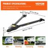 Towing System |   Tow Bar, 5000 lbs Towing Capacity, Powder-Coating Steel Bumper-Mounted Universal Towing Bar with 11”-42.5” Adjustable Width, 2” Coupler Fits 2” Ball, Ideal for RV Car Trailer Truck Automotive Towing System