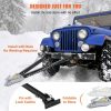 Towing System |   Tow Bar, 5000 lbs Towing Capacity with Chains, Powder-Coating Steel Bumper-Mounted Universal Towing Bar with 11”-42.5” Adjustable Width, 2” Coupler Fits 2” Ball, Ideal for RV Car Trailer Tru Automotive Towing System