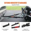 Towing System |   Tow Bar, 7500 lbs Towing Capacity with Ropes, Powder-Coating Alloy Steel Bumper-Mounted Universal Towing Bar with Max 52 inches Telescopic Rod, Fits 2-inch Connector, for RV Car Trailer Truck Automotive Towing System