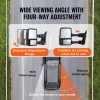 Towing System |   Towing Mirrors, Left & Right Pair Set for 1999-2007 Ford F250 F350 F450 F550, Power Heated with Signal Light, Plane & Convex Glass, Manual Controlling Telescoping Folding, Heating Defrost, Black Automotive Towing System