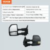 Towing System |   Towing Mirrors, Left & Right Pair Set for 2015-2018 Ford F150, Power Heated with Signal Light & Puddle Light, Plane & Convex Glass, Manual Controlling Telescoping Folding, Heating Defrost, Black Automotive Towing System