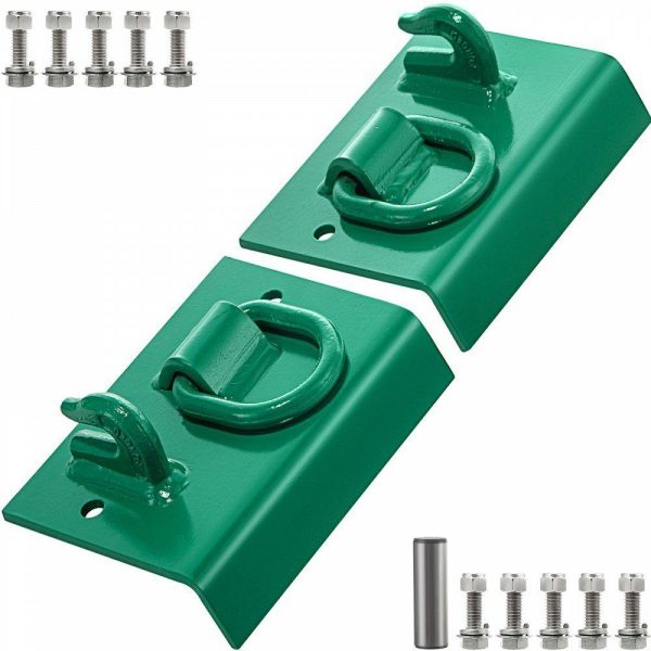 Towing System |   Tractor Bolt on Hooks, 1/4″ Bolt on Grab Hooks, 4700LBS G70 Forged Bolt on Hooks for Tractor Bucket with 1/2″ Shackles, Work Well for Tractor Bucket, RV, UTV, Truck Hardware Included Automotive Towing System