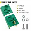 Towing System |   Tractor Bolt on Hooks, 1/4″ Bolt on Grab Hooks, 4700LBS G70 Forged Bolt on Hooks for Tractor Bucket with 1/2″ Shackles, Work Well for Tractor Bucket, RV, UTV, Truck Hardware Included Automotive Towing System