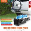 Towing System |   Trailer Hitch Extender, 1-1/4″ to 2″ Receiver Hitch Adapter, Trailer Hitch Extension Tube Extender, 6″ Extension Length, 4000 lbs Towing Capacity, Hitch Pins, Clips, Bolt and Nut Included, Black Automotive Towing System