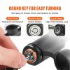 Towing System |   Trailer Hitch Lock, 5/8-inch Diameter, Locking Receiver Pin with 2 Keys and 4 O-Rings, Weatherproof Anti-Theft Tow Lockable Pin with Dust, Mud & Gunk Protection, Fits for Truck, Boat, Bike, Car Automotive Towing System