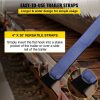 Towing System |   Truck Straps 4″ x30′ Winch Straps with a Flat Hook Flatbed Tie Downs 15400lbs Load Capacity Flatbed Strap Cargo Control for Flatbeds, Trucks, Trailers, Farms, Rescues, Tree Saver, Blue(10 Pack) Blue Automotive Blue