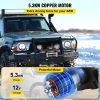 Towing System |   Truck Winch 18000lbs Electric Winch Cable Steel 12V Power Winch with Wireless Remote Control and Powerful Motor for UTV ATV Automotive Towing System