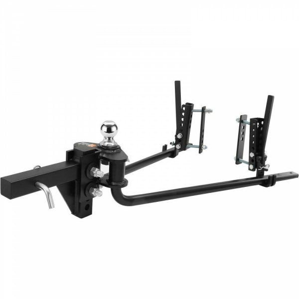 Towing System |   Weight Distribution Hitch, 1,500 lbs Weight Distributing Hitches Kit with Sway Control for Trailer, 2-In Solid Steel Shank, 2-5/16 in Alloy Steel Ball, Powder Coated Load Leveling Hitch, Black Automotive Towing System