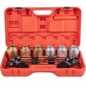 Transmission & Drive Train |   26 PCS Pull and Press Sleeve Kit, 45 # Steel Removal Installation Bushes Bearings Tool Kit, Bush Removal Insertion Sleeve Tool Set Works on Most Cars and LCV, HGV Engines Automotive Transmission & Drive Train