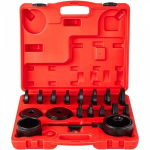 Transmission & Drive Train |   FWD Front Wheel Drive Bearing Adapters Puller, 23 PCS, 45# Steel Press Replacement Installer Removal Tools Kit, Wheel Bearing Puller Tool Works on Most FWD Cars & Light Trucks Automotive Transmission & Drive Train