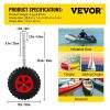 Boat Parts & Accessories |   Boat Launching Wheels, 12″ Boat Transom Launching Wheel, 600 LBS Loading Capacity Inflatable Boat Launch Wheels, Aluminium Alloy Transom Launching Dolly Wheels with 4 PCS of Quick Release Pins Automotive Boat Parts & Accessories