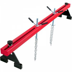 Lifts & Hoists & Jacks |   Engine Support Bar 1100 Lbs Capacity Engine Transverse Bar Engine Hoist 2 Point Lift Holder Hoist Dual Hooks, Engine Hoist Keeps Engine Stable for Home Garages & Auto Repair Shop Automotive Lifts & Hoists & Jacks