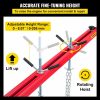 Lifts & Hoists & Jacks |   Engine Support Bar 1100 Lbs Capacity Engine Transverse Bar Engine Hoist 2 Point Lift Holder Hoist Dual Hooks, Engine Hoist Keeps Engine Stable for Home Garages & Auto Repair Shop Automotive Lifts & Hoists & Jacks