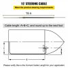 Boat Parts & Accessories |   Outboard Steering Kit 15′ Outboard Rotary Steering Kit 15 Feet for Boats Steering System Automotive Boat Parts & Accessories