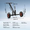 Rv Parts & Accessories |   Adjustable Trailer Dolly, 600lbs Tongue Weight Capacity, Carbon Steel Trailer Mover with 16”-24” Adjustable Height, 1-7/8” Hitch Ball & 10” Solid Tires, Ideal for Moving Car RV Boat Trailer Automotive Rv Parts & Accessories