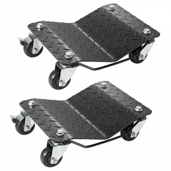 Towing System |   Wheel Dolly, 3000 lbs/1360 kg Car Dollies, Wheel Dolly Car Tire Stake Set of 2 Piece, Heavy-duty Car Tire Dolly Moving Cars, Trucks, Trailers, Motorcycles, and Boats Automotive Towing System