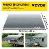 Rv Parts & Accessories |   RV Awning, Awning Replacement Fabric 15 FT, Gray Fade RV Awning Replacement, 15oz Vinyl Material Replacement Awning, Sun Shade and Waterproof Camper Fabric Size: 14 ft 2 in Gray Automotive Gray